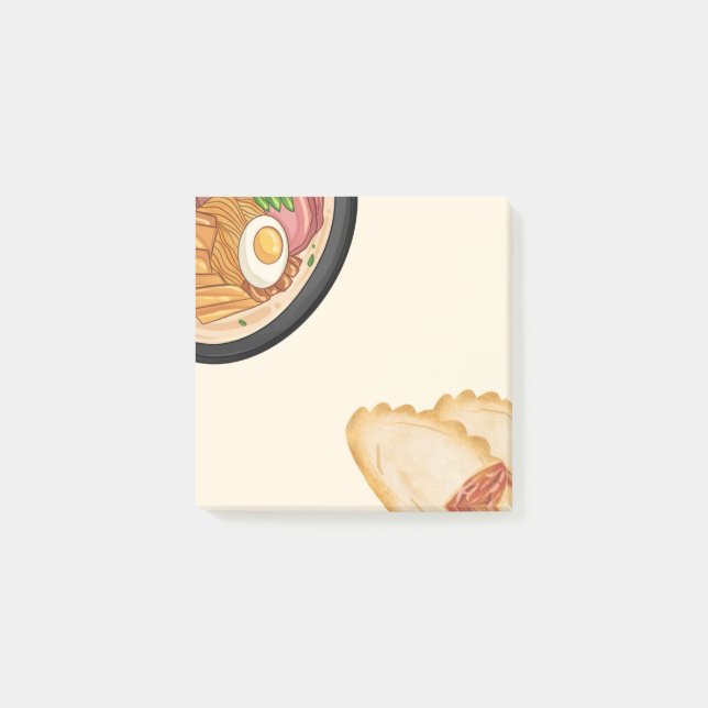 Bloco De Notas Asian Food 17 Sticky Note (Frente)