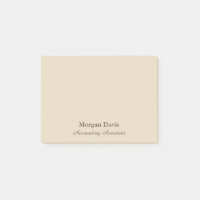 Assistente de Contabilidade Beige