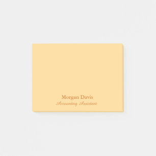 Bloco De Notas Assistente de Contabilidade Dourado