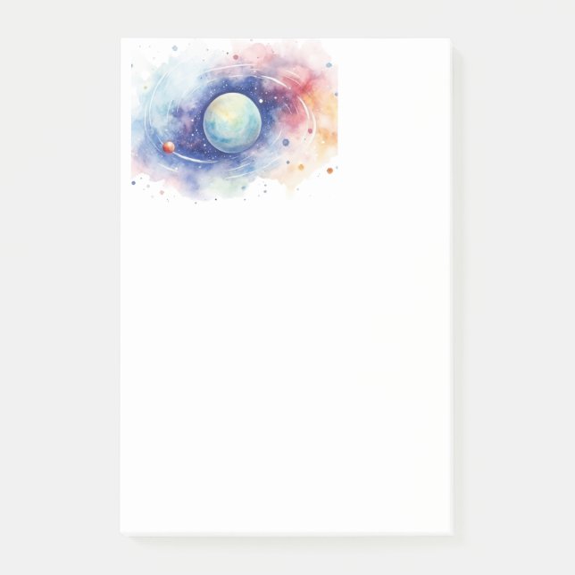 Bloco De Notas  Astronomia universo nebulosa.  (Frente)