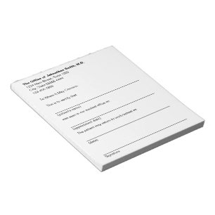 Bloco De Notas Atestado Médico Consultório Médico Nota de Doença