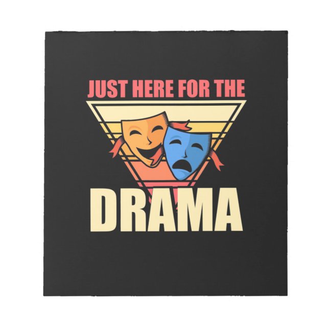 Bloco De Notas Ator Aqui Para O Drama (Frente)