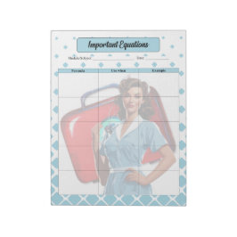 Bloco De Notas Através da Escola de Enfermagem_ Equações importan