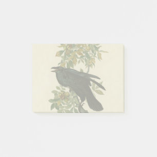 Bloco De Notas Audubon Raven Bird Classic Trabalho de arte
