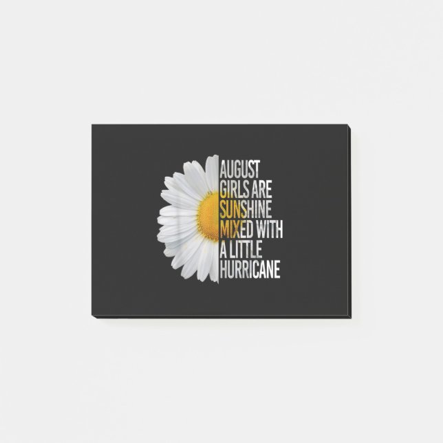 Bloco De Notas August Birthday Womens Gift Funny Quote Gift (Frente)