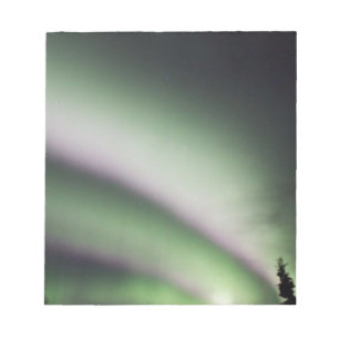 Bloco De Notas Aurora boreal Alaska