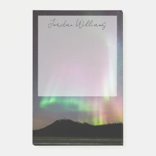 Bloco De Notas Aurora Boreal Cordilheira Brooks, Alasca