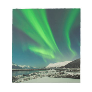 Bloco De Notas Aurora do braço de Turnagain