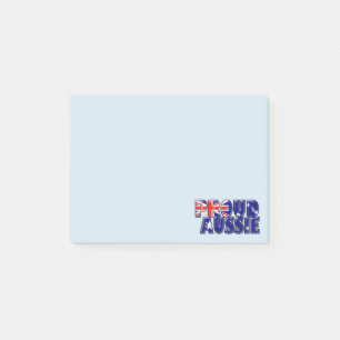 Bloco De Notas Aussie orgulhoso - almofada das Cargo--Notas