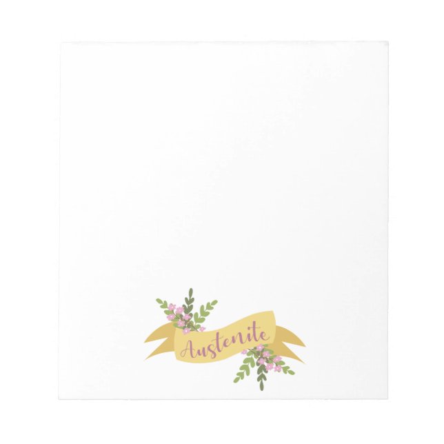 Bloco De Notas Austenite I (Frente)