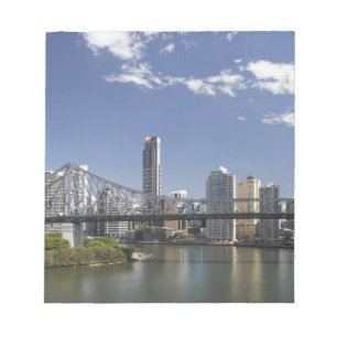 Bloco De Notas Austrália, Queensland, Brisbane, Story Bridge,