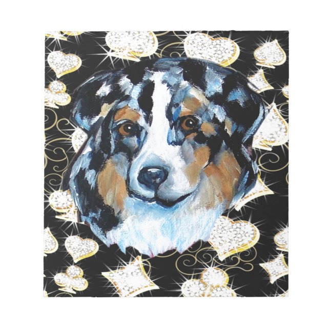 BLOCO DE NOTAS AUSTRALIAN SHEPHERD (Frente)