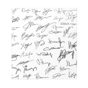 Bloco De Notas Autógrafo