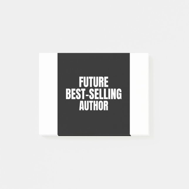 Bloco De Notas Autor futuro mais vendido (Frente)
