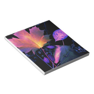 Bloco De Notas Autumn Deixa O Livro Do Neon