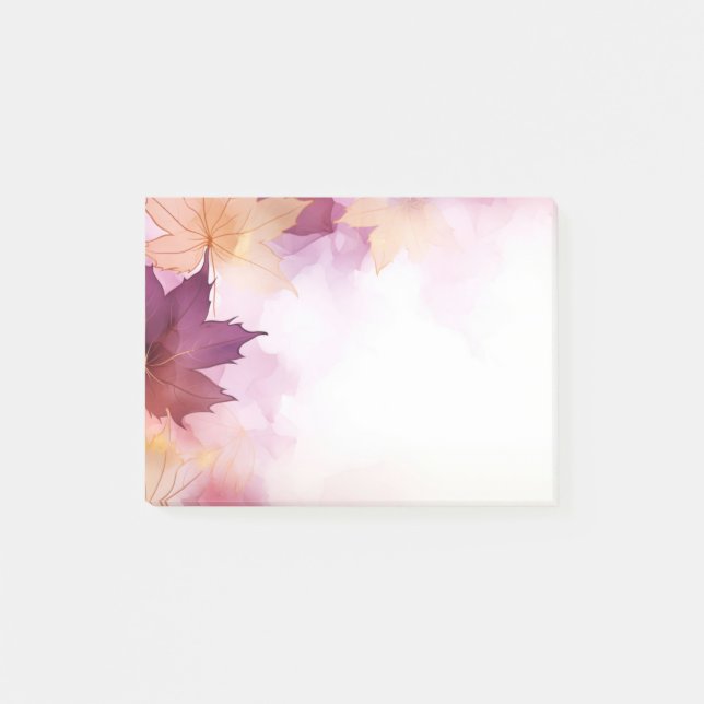 Bloco De Notas Autumn Leaves Posta suas Notas (Frente)
