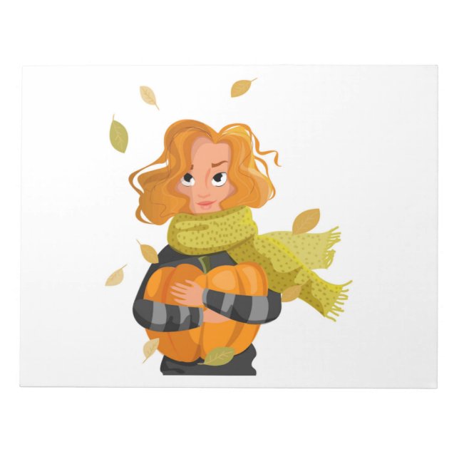 BLOCO DE NOTAS AUTUMN MULHER (Frente)