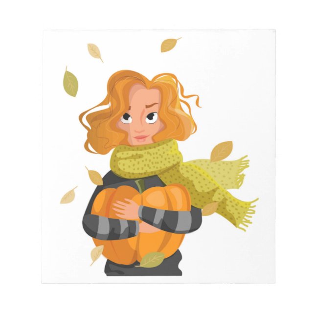 BLOCO DE NOTAS AUTUMN MULHER (Frente)