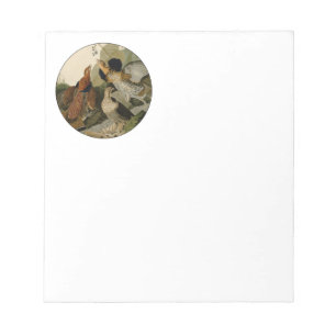 Bloco De Notas Ave de Jogo de Audubon do Agrupamento Rachado