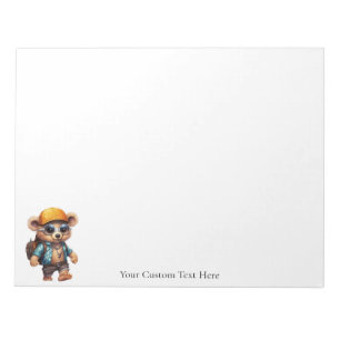 Bloco De Notas Aventuras Sunny com Beachy Bear 11 X 8.5