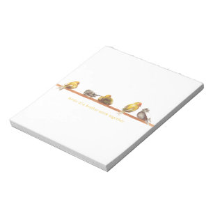 Bloco De Notas Aves de uma pena