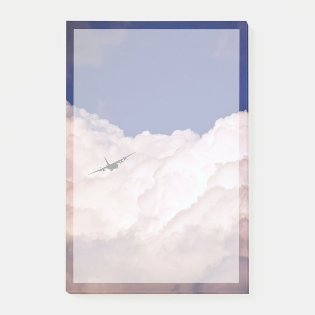 Bloco De Notas Avião de transporte militar de Shirley Taylor (Frente)