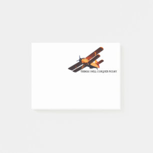 Bloco De Notas Avião, novos horizontes, motivação (escritório