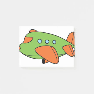 Bloco De Notas Avião verde