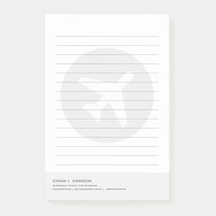 Bloco De Notas Avionics + Aeronáutica Estilo Minimalista