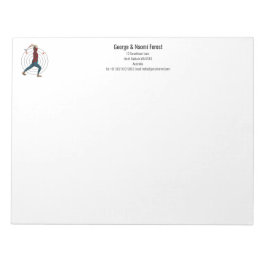 Bloco De Notas Axe Throwing