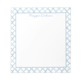 Bloco de Notas Azul Aquarela