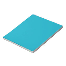Bloco de Notas Azul Céu Rico e Brilhante