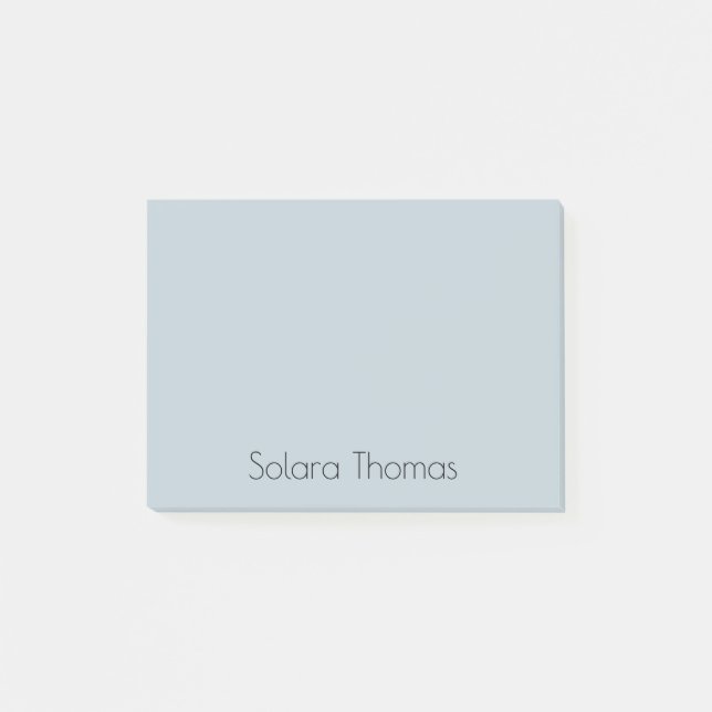 Bloco De Notas Azul Denim (Frente)