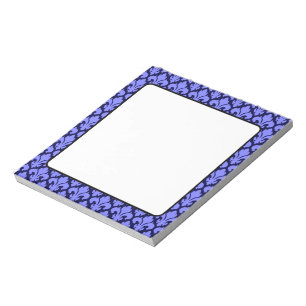 Bloco De Notas Azul Fleur-de-Lys