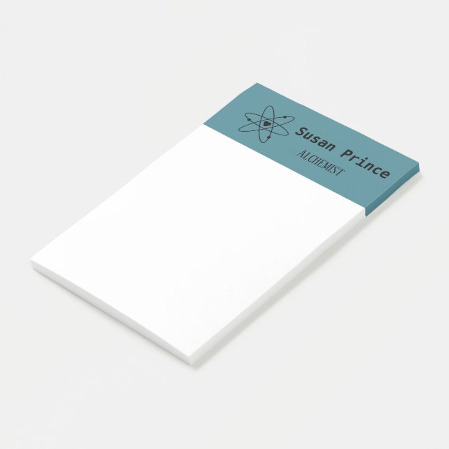 Bloco De Notas Azul minimalista (Inclinado)
