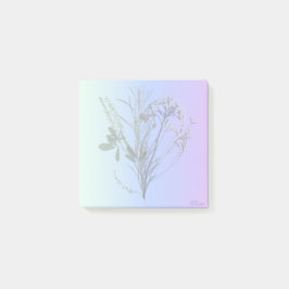 Bloco De Notas Azul ou roxo poste a nota