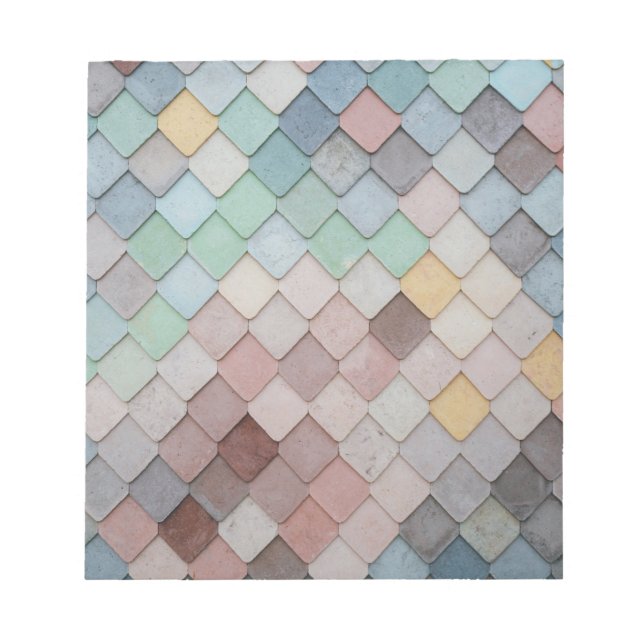 Bloco De Notas Azulejos multicoloridos (Frente)