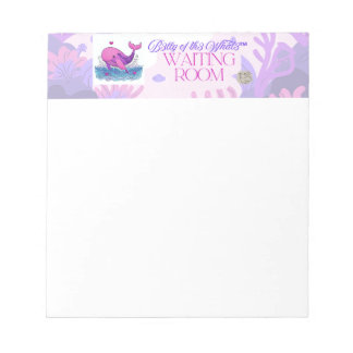 Bloco De Notas B3lly of th3 Whal3 Waiting Room notepad