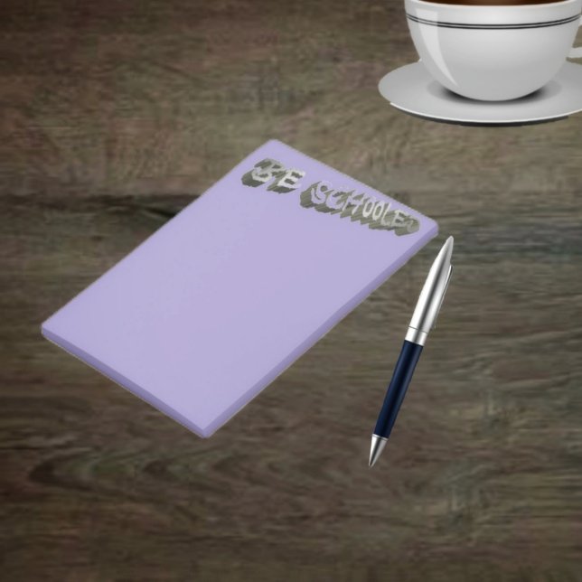 Bloco De Notas B Cinza Escolhida - Wht (These post-it-notes are the right, motivational tools, for use during school events!)