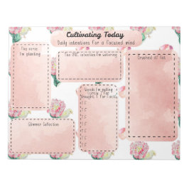 Bloco De Notas Baby Chick Fresh Spring Mindset Daily Intention