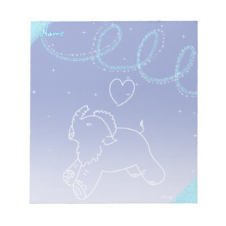 Bloco De Notas Baby Mammoth bocejando