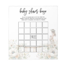 Baby Shower Bingo Game