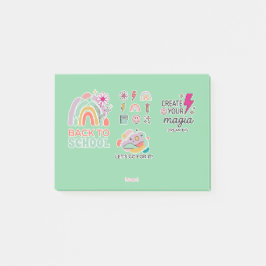 Bloco De Notas Back to School Rainbow / Regreso Arcoíris Escolar