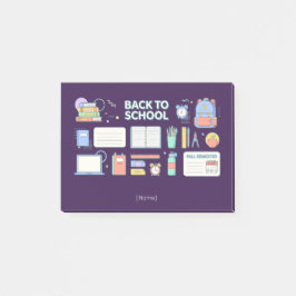 Bloco De Notas Back to School Supplies / Regreso Útiles Escolares