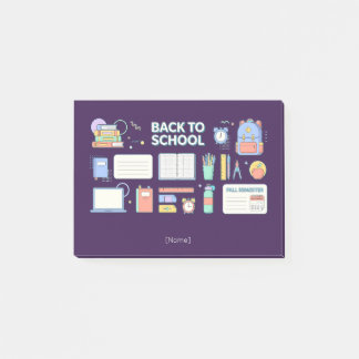 Bloco De Notas Back to School Supplies / Regreso Útiles Escolares