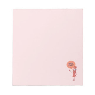 Bloco De Notas Bacon é dietético