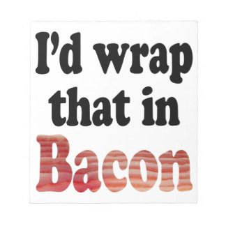 Bloco De Notas Bacon Wrap