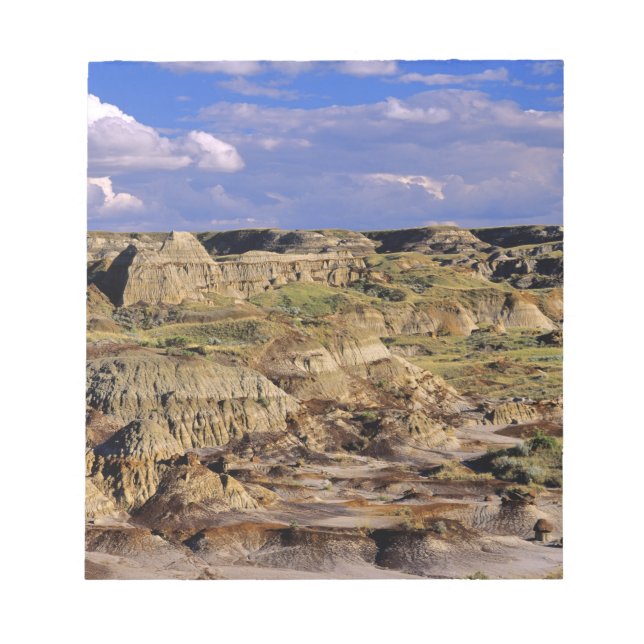 Bloco De Notas Badlands no Parque Provincial dos Dinossauros em A (Frente)