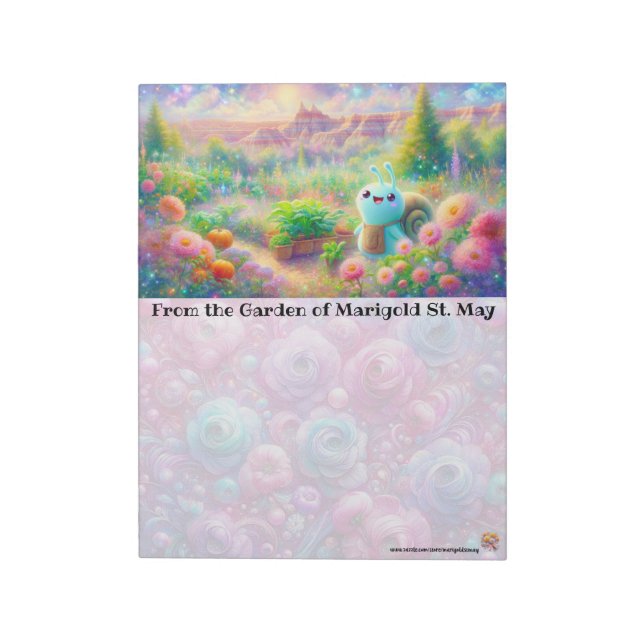 Bloco De Notas Badlands Snail Garden (Invertido)