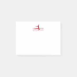 Bloco De Notas Bailarino de ballet em um teclado         